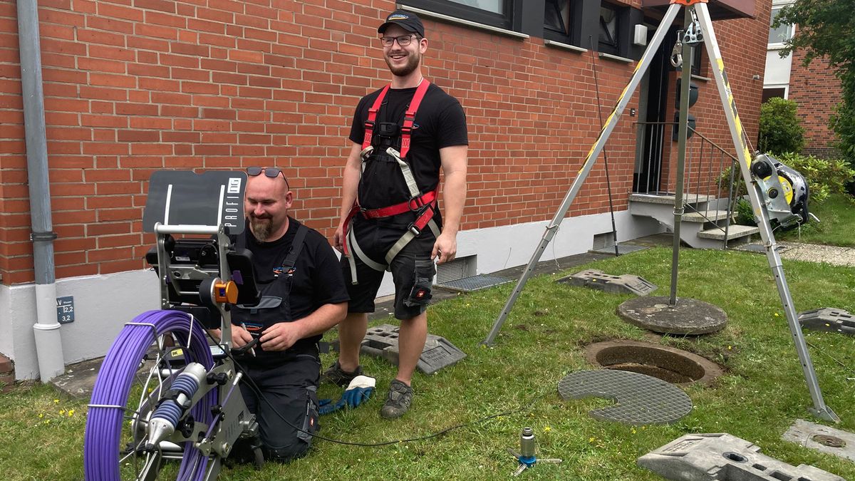 Versackung im Vorgarten - Rohrreiniger Schmidt