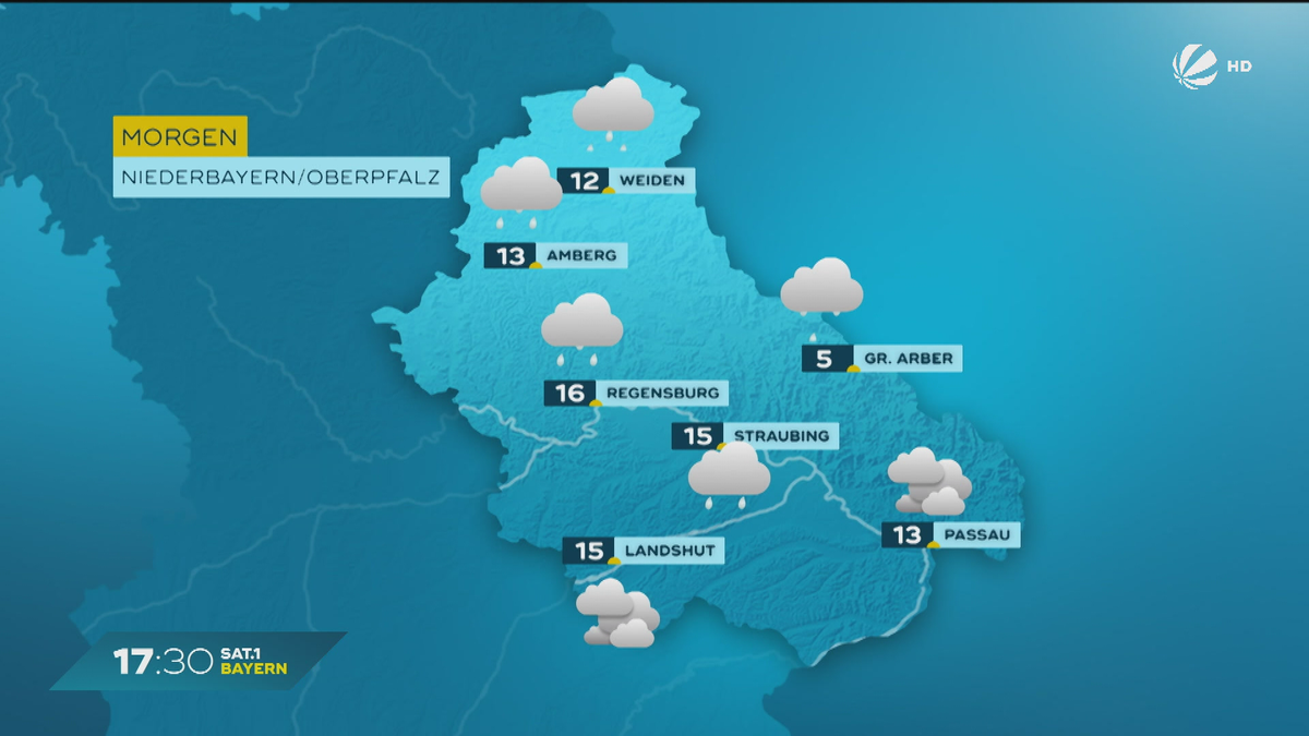 Das Bayern-Wetter vom 23.04.2025: Vermehrt Schauer und Gewitter
