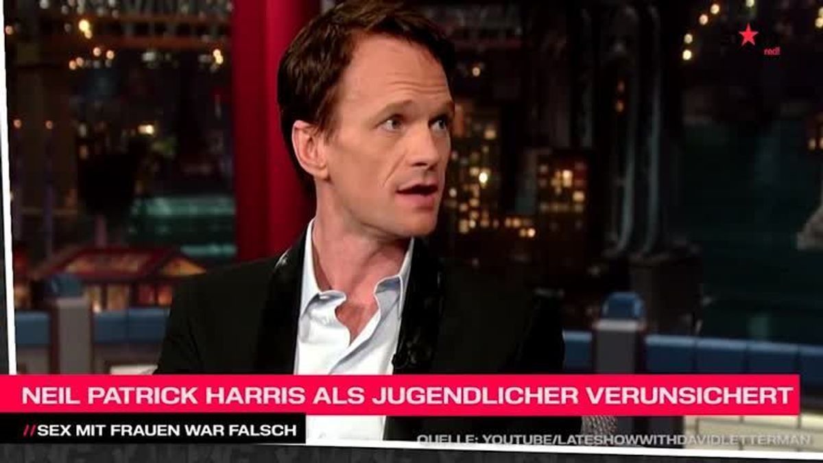 Neil Patrick Harris vom Sex mit Frauen verunsichert