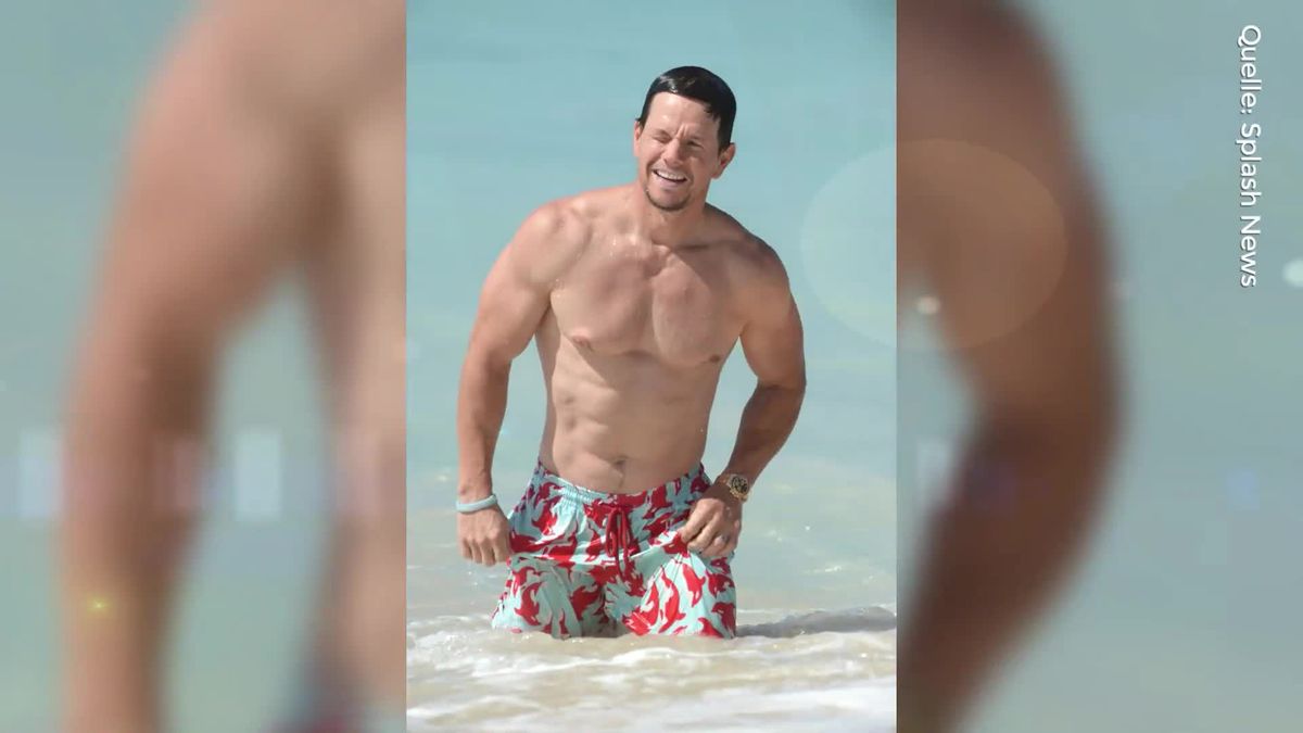 Hot, hotter, Mark Wahlberg: Der "Ted"-Star zeigt sich mit Mega-Sixpack am Strand