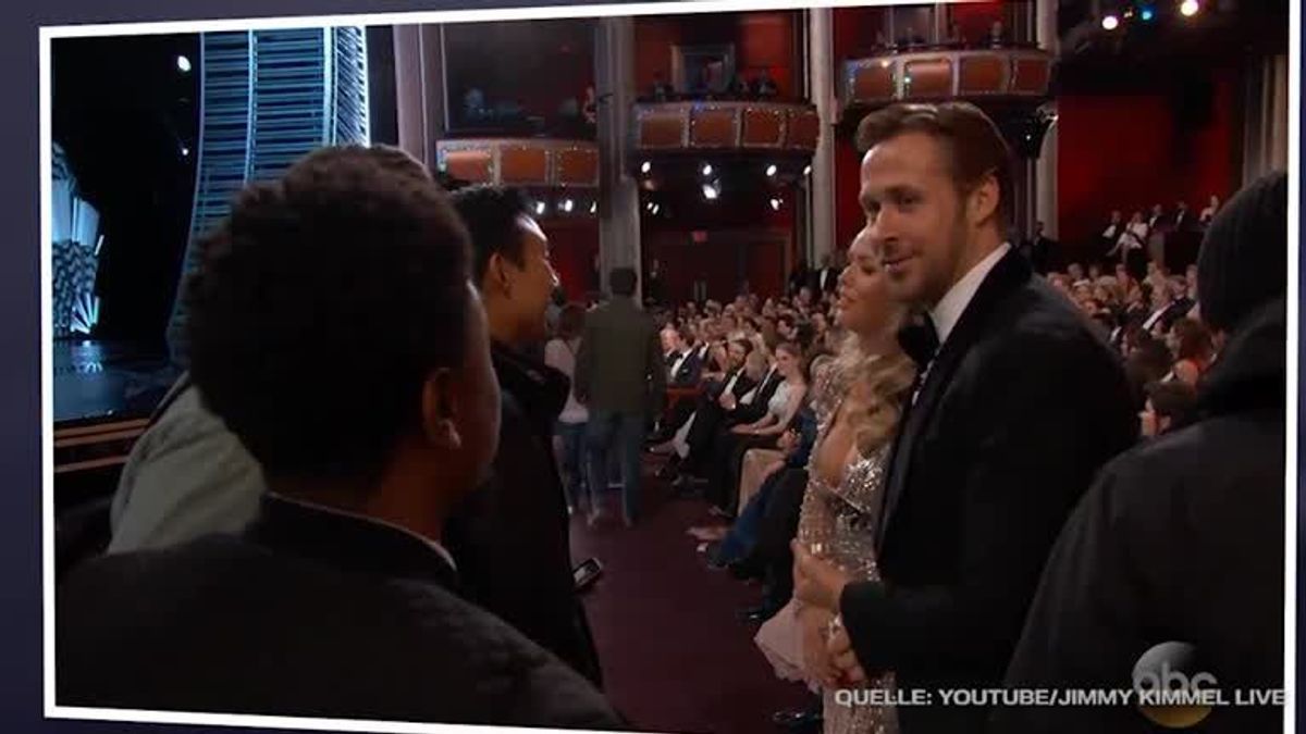 Touristen verirren sich auf die Oscars®-Verleihung: Das war der lustigste Moment des Abends!