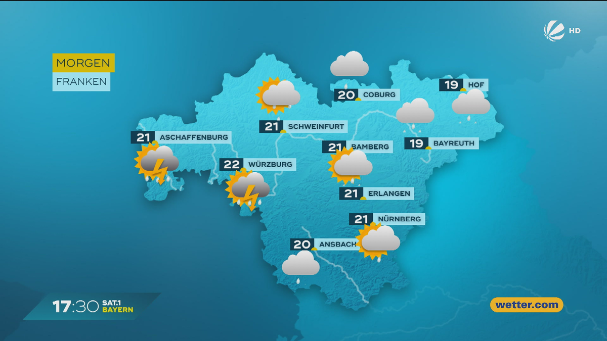 Das Bayern-Wetter vom 30.07.2025: Weiterhin kein Sommer in Sicht