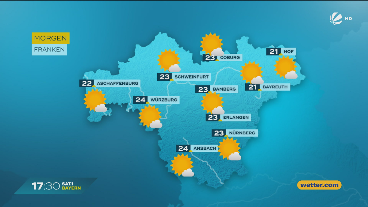 Das Bayern-Wetter vom 05.08.2025: Der Sommer ist zurück