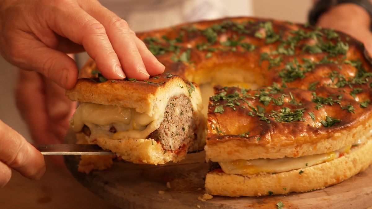 XL Sandwich mit saftigen Fleischbällchen!