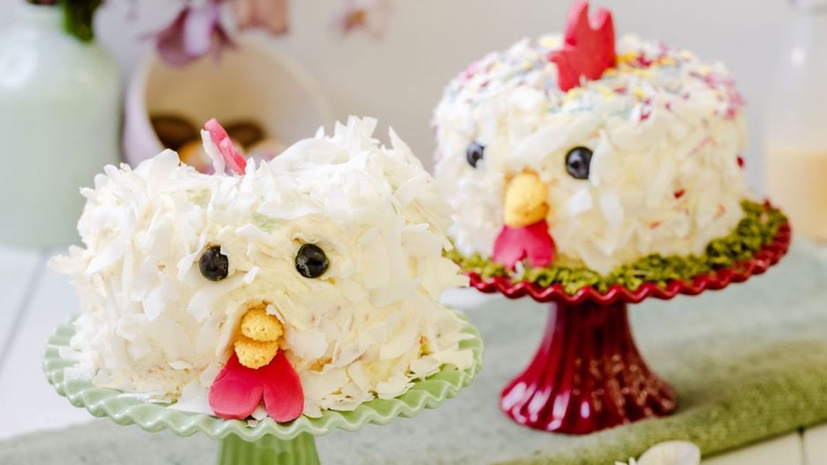 Oster-Huhn Surprise Cake