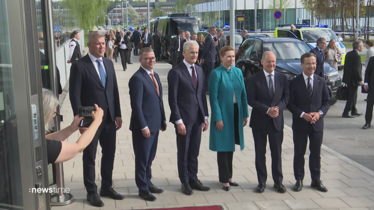Stockholm: Kanzler Scholz trifft nordische Regierungschefs