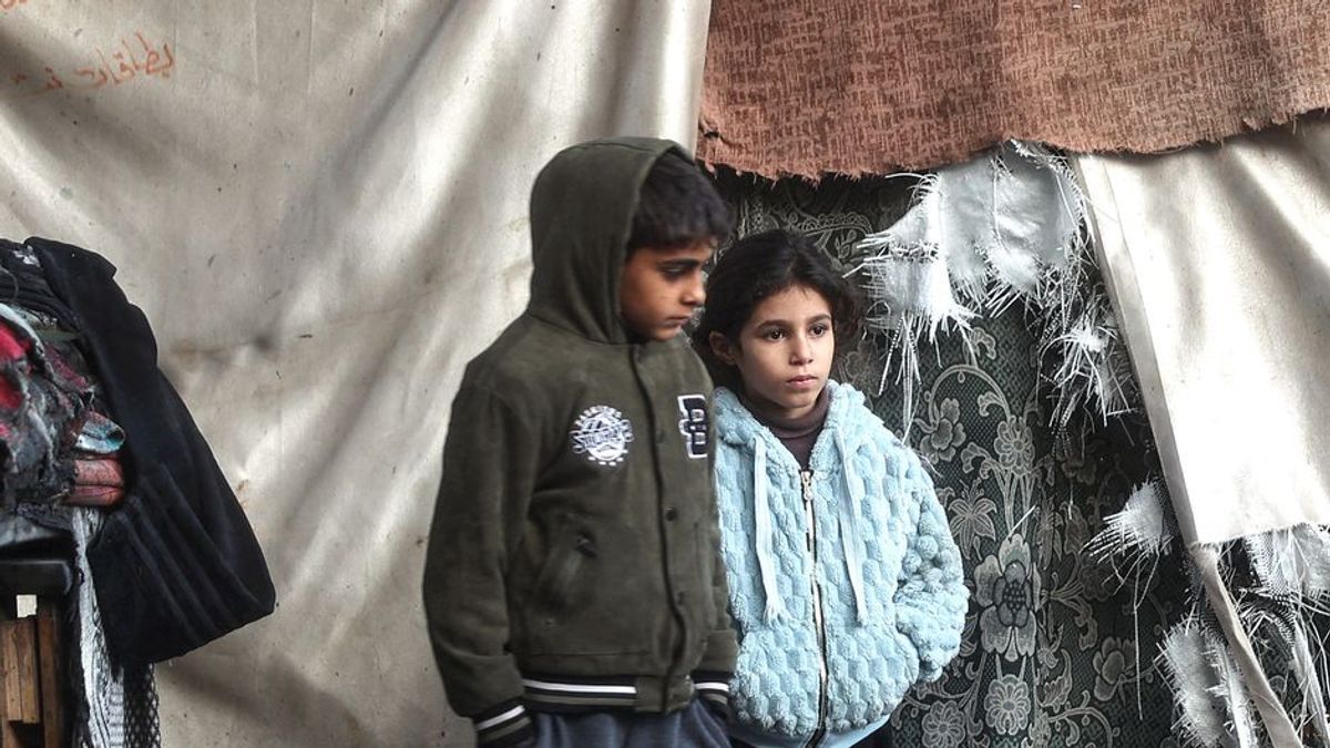 Binnenflüchtlinge: Viele Kinder in Not
