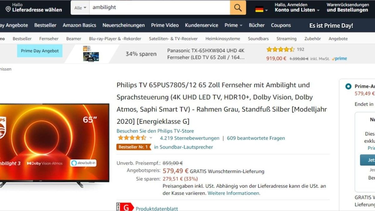 Amazon Prime Days: Das sind die Highlights