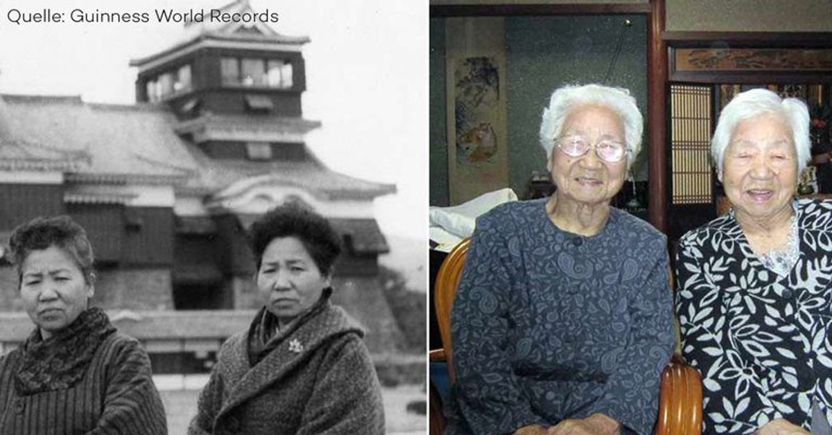 Sie sind 107 Jahre alt: Älteste eineiige Zwillinge leben in Japan