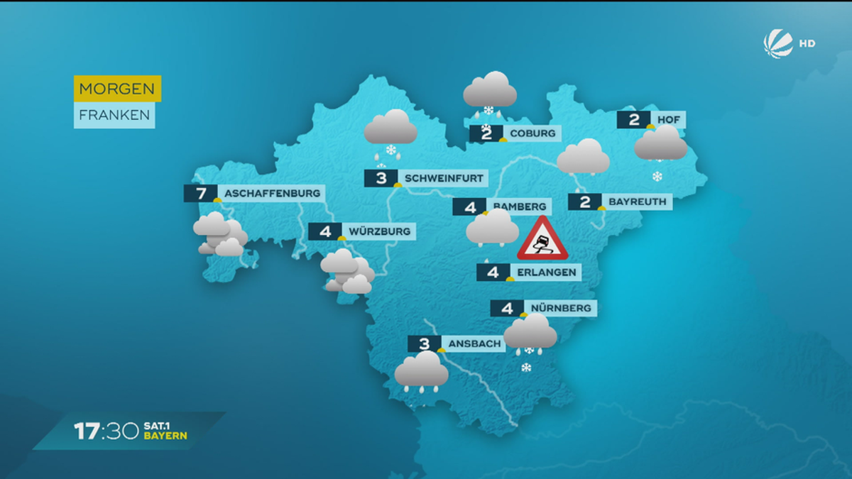 Das Bayern-Wetter vom 10.02.2025: Grauer Start in die Woche