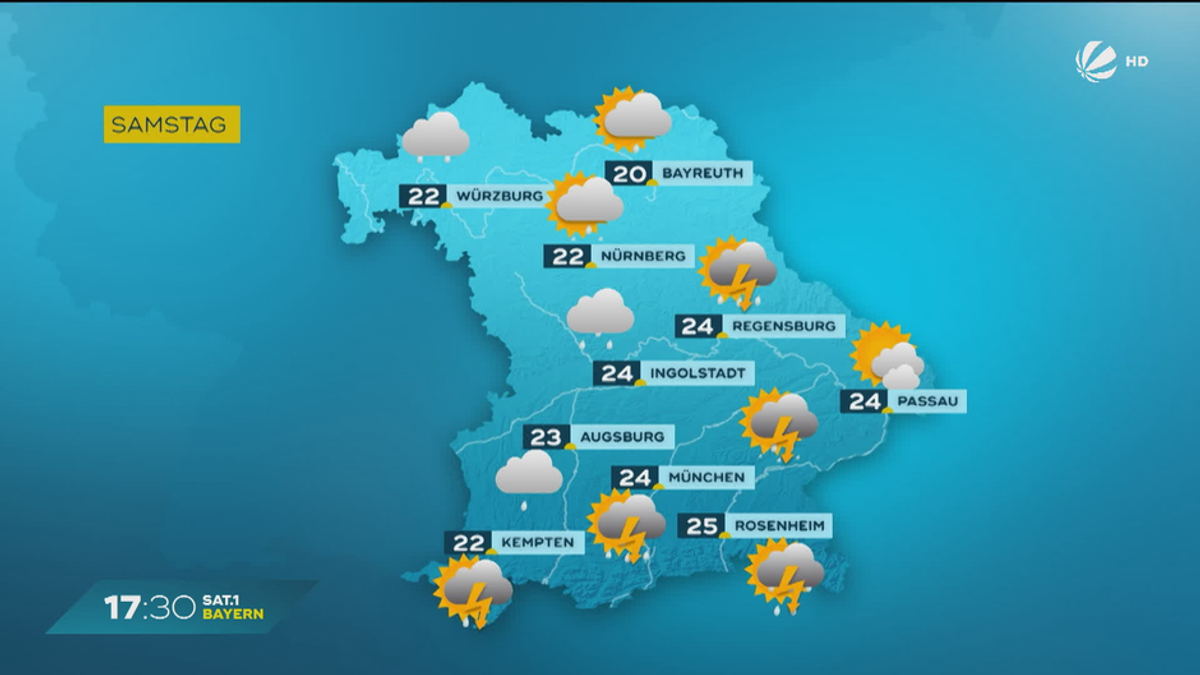 Das Bayern-Wetter vom 05.06.2025: Nach Unwettern in Bayern