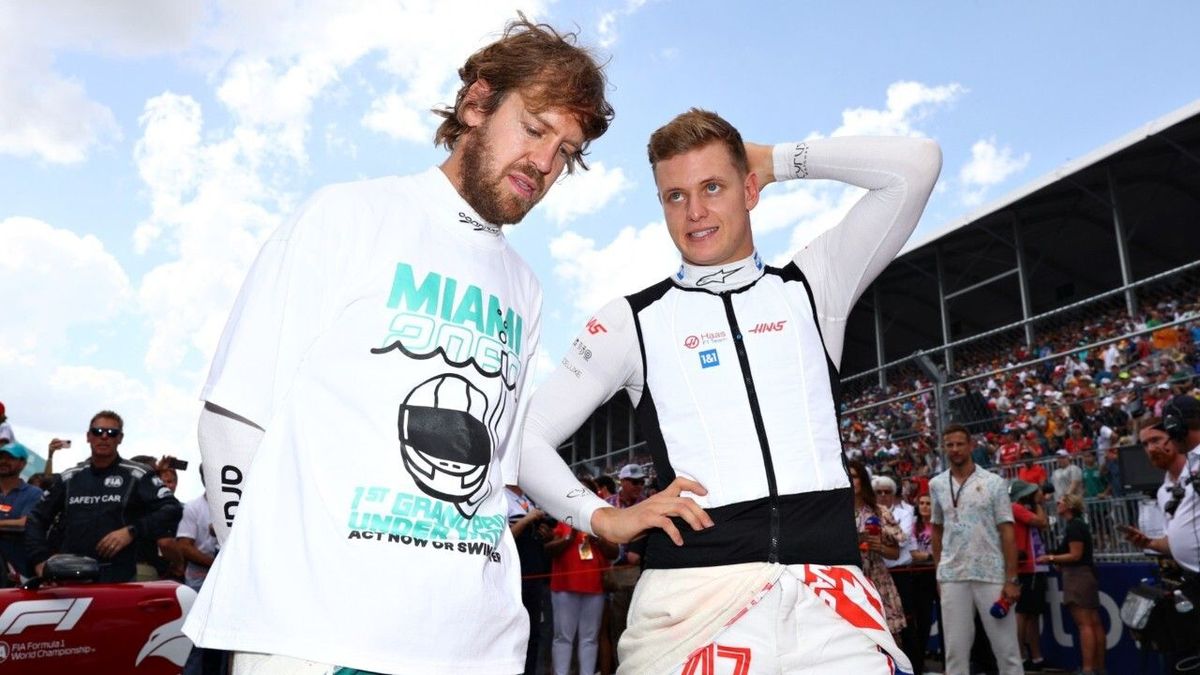 Formel 1 in Miami: So äußern sich Schumacher und Vettel zum Crash-Drama