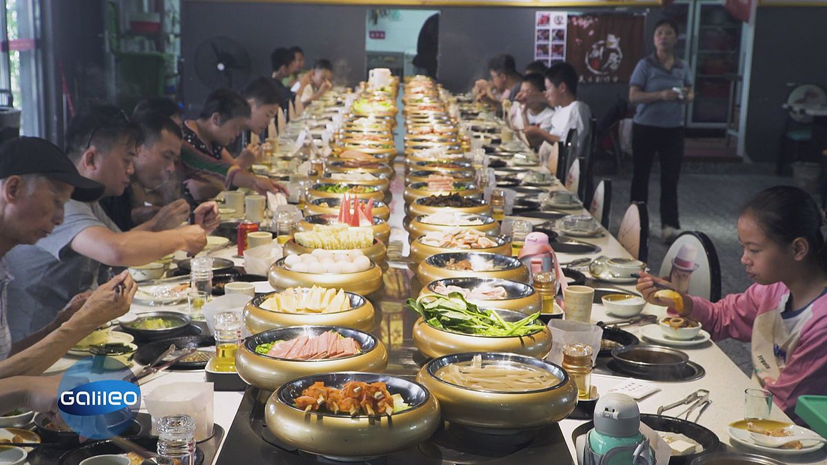 Chinas neuester Food Trend: Running Hot Pot