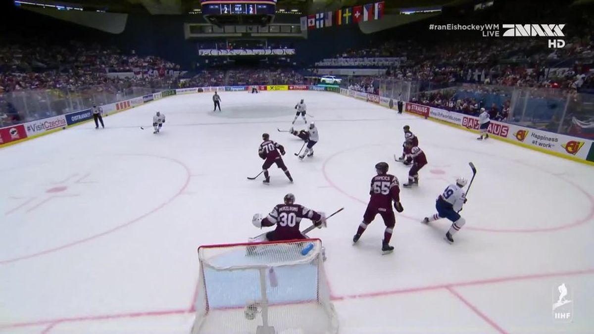 Eishockey-WM: Lettland gegen Frankreich in voller Länge