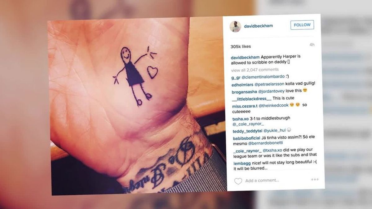 David Beckham entblößt ein Geheimnis