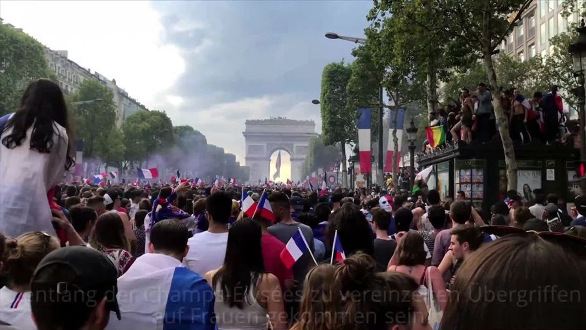 Nach Frankreichs WM-Sieg: Frauen sollen sexuell belästigt worden sein