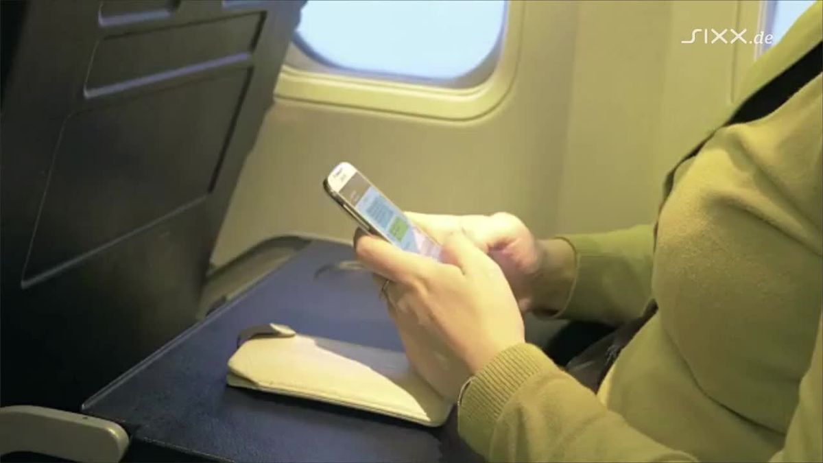 Das passiert, wenn dein Handy im Flugzeug an ist!