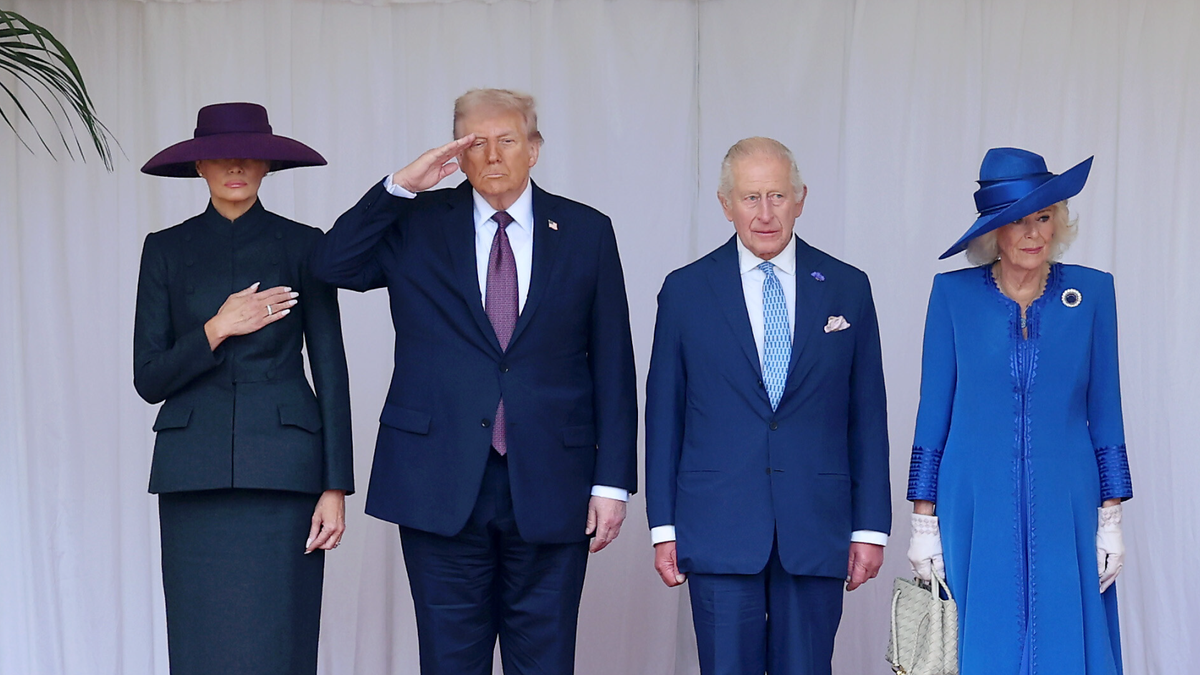 König Charles III. empfängt Trump