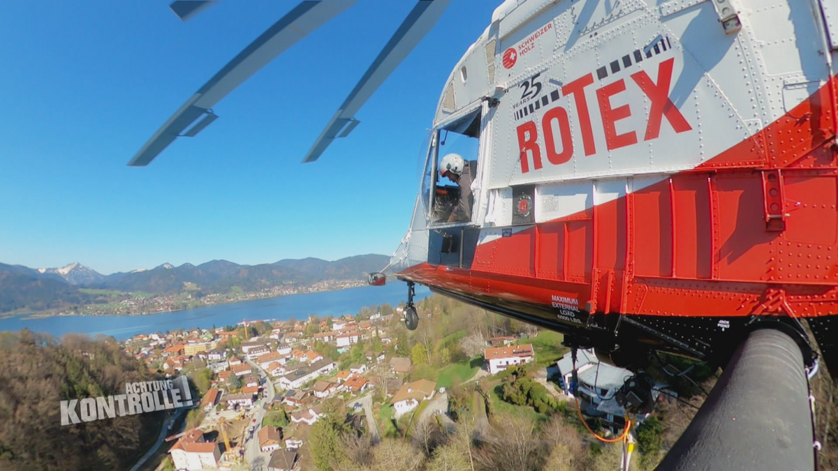 Helikopter-Einsatz am Tegernsee