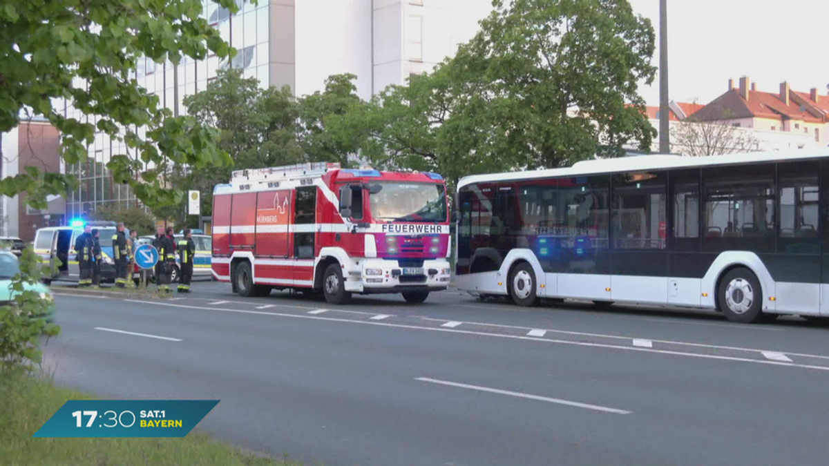 Tödlicher Unfall in Nürnberg: Motorradfahrer kollidiert mit Linienbus