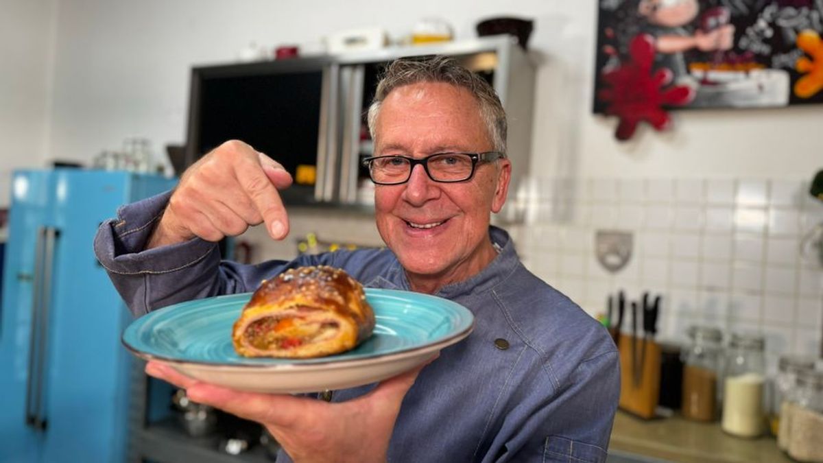 Gaumenschmaus oder Gaumengraus: Croissant Roulade