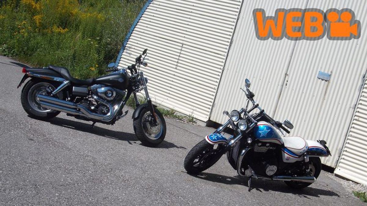 Harley Davidson Fat Bob vs Triumph Thunderbird Storm