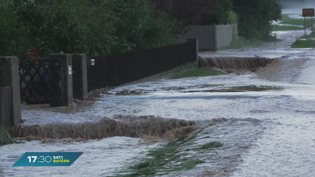 Starkregen und Hagel: Unwetter-Schäden in Bayern