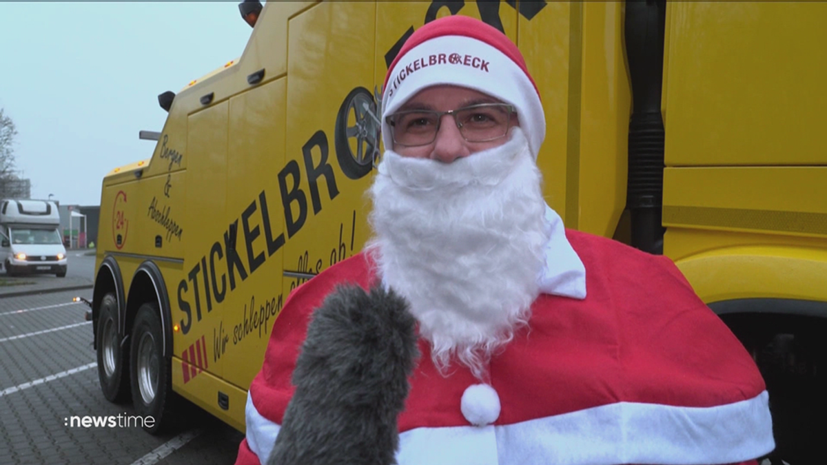 Weihnachtsgeschenke auf Rastplätzen