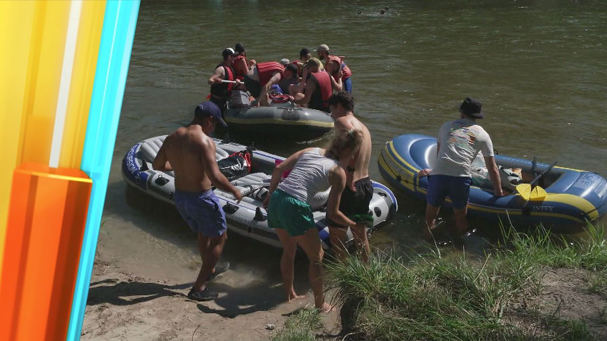 Schlauchboot-Leichtsinn auf der Isar