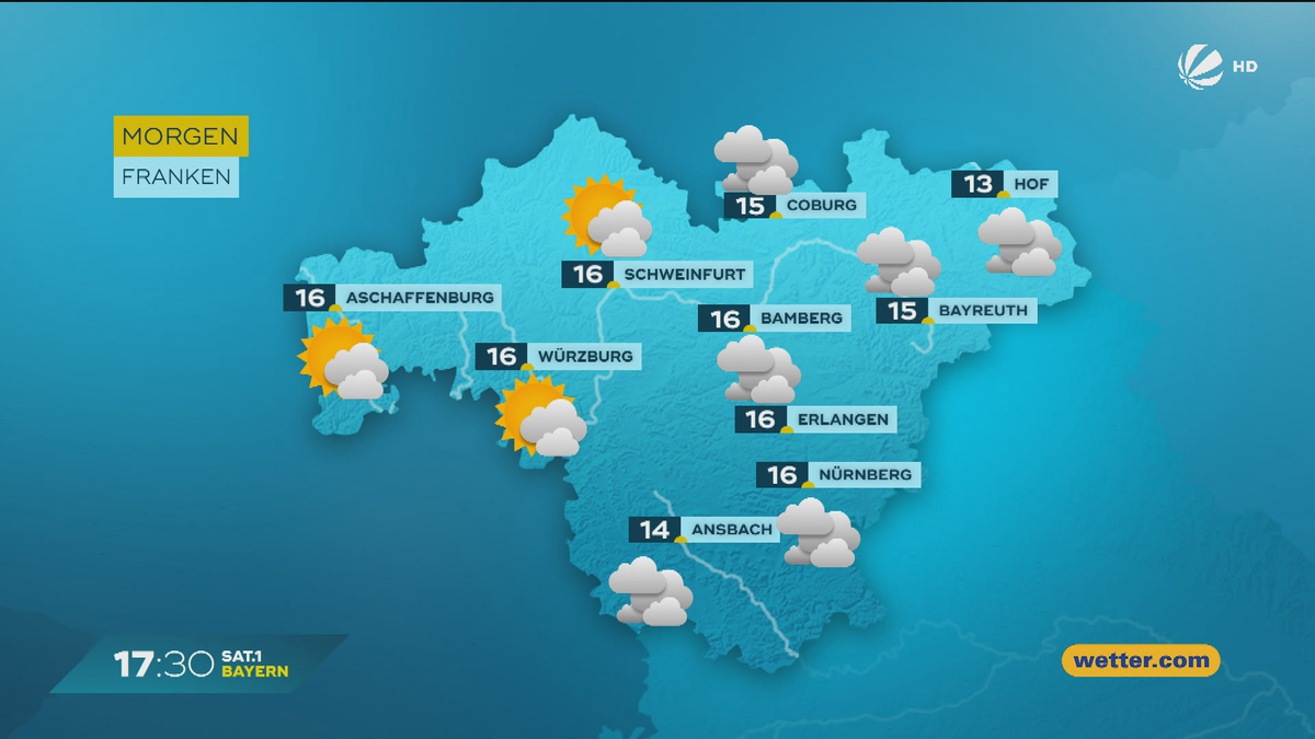 Das Bayern-Wetter vom 10.10.2025: Goldener Oktober am Wochenende