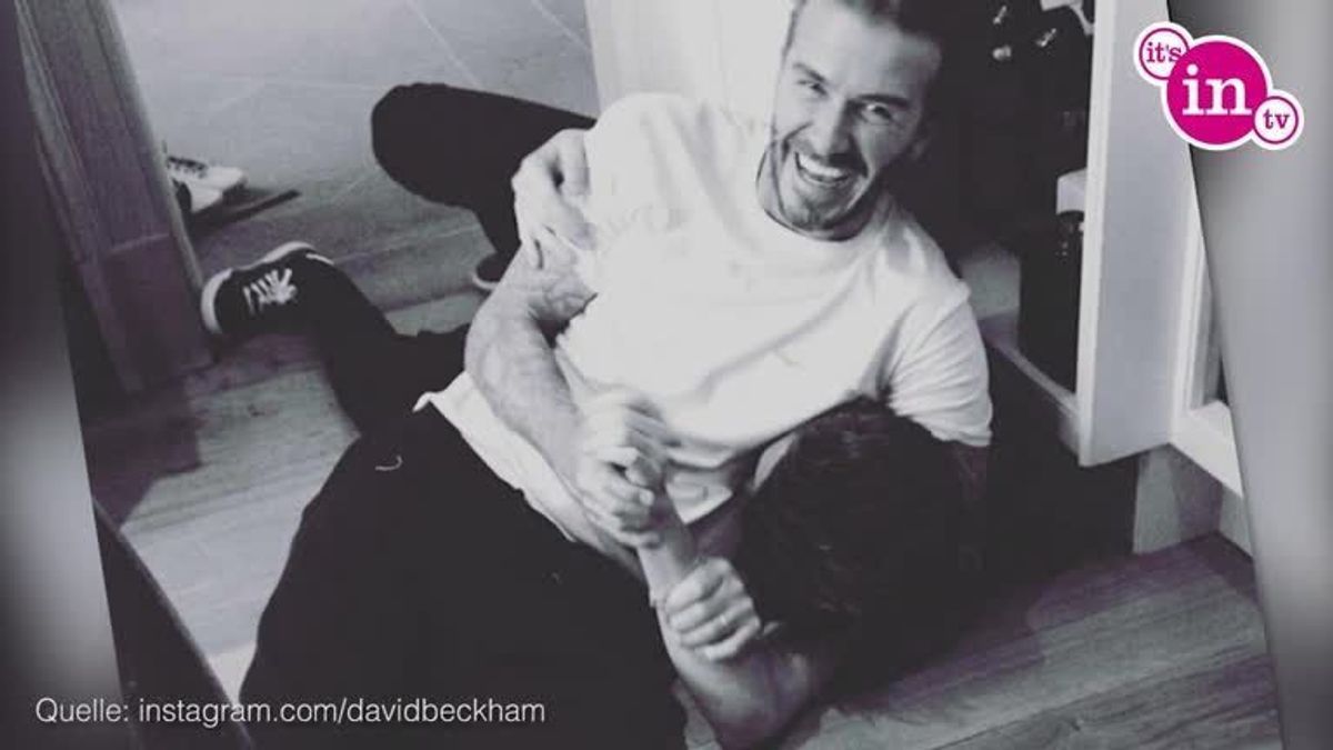 David Beckham: Kampf mit Sohn Brooklyn