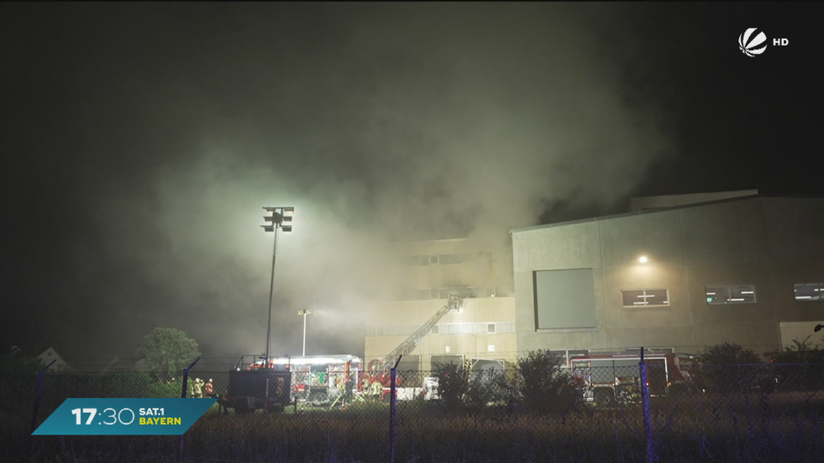 Großbrand in Landshuter Schokoladenfabrik: Schaden in Millionenhöhe