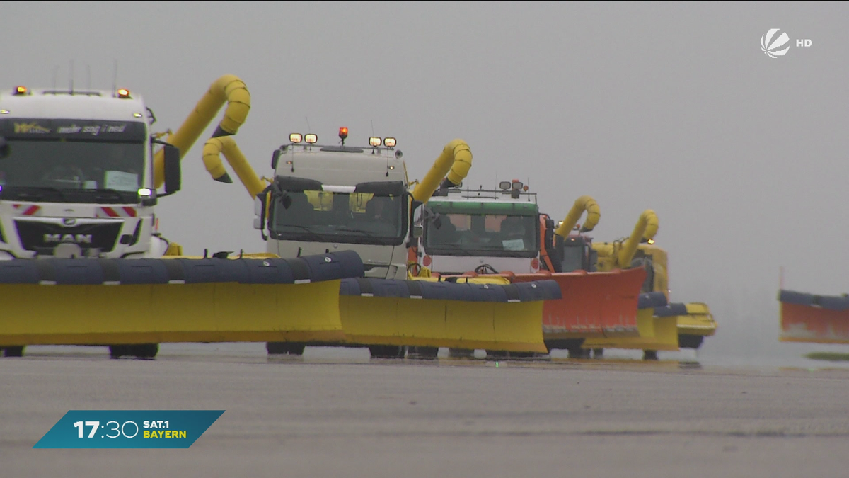 Proben für den Ernstfall: Münchner Flughafen macht sich für Winter bereit