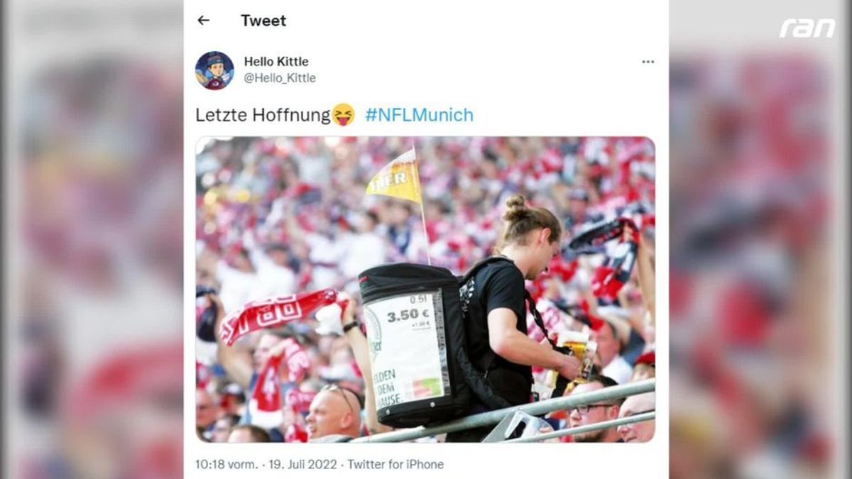 Letzte Chance: Bierverkäufer - Ticket-Wahnsinn um NFL-Spiel in München