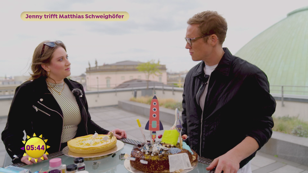 Jenny trifft Matthias Schweighöfer