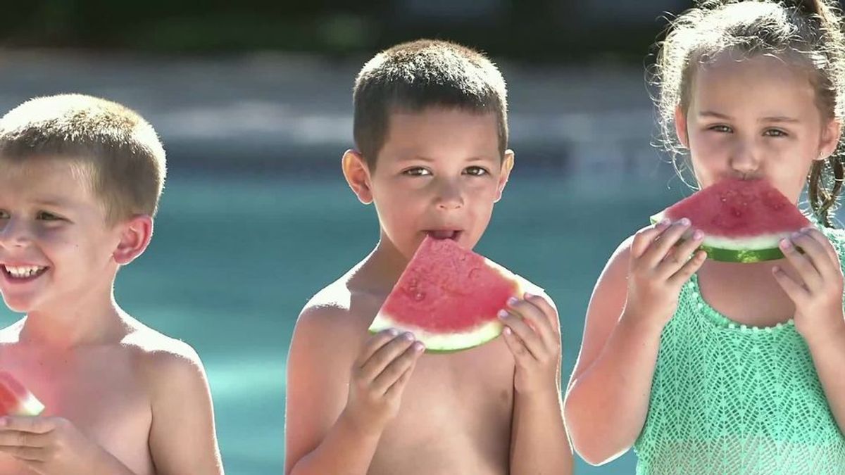 Nicht nur ein kleiner Makel: Wenn eure Wassermelone so aussieht, solltet ihr sie auf keinen Fall essen
