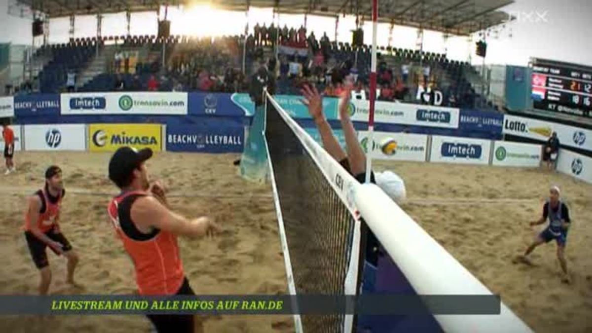 Beachvolleyball am 4. August auf sixx