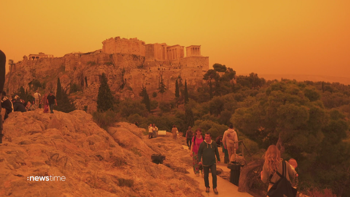 Sahara-Staub über Athen: Viele Menschen wegen Atembeschwerden behandelt