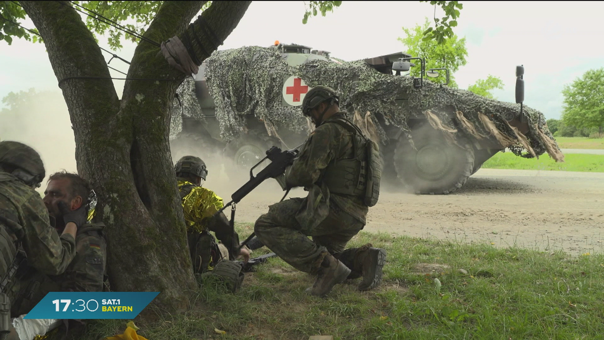 Größte Sanitätsübung in Bayern: Bundeswehr trainiert in Feldkirchen