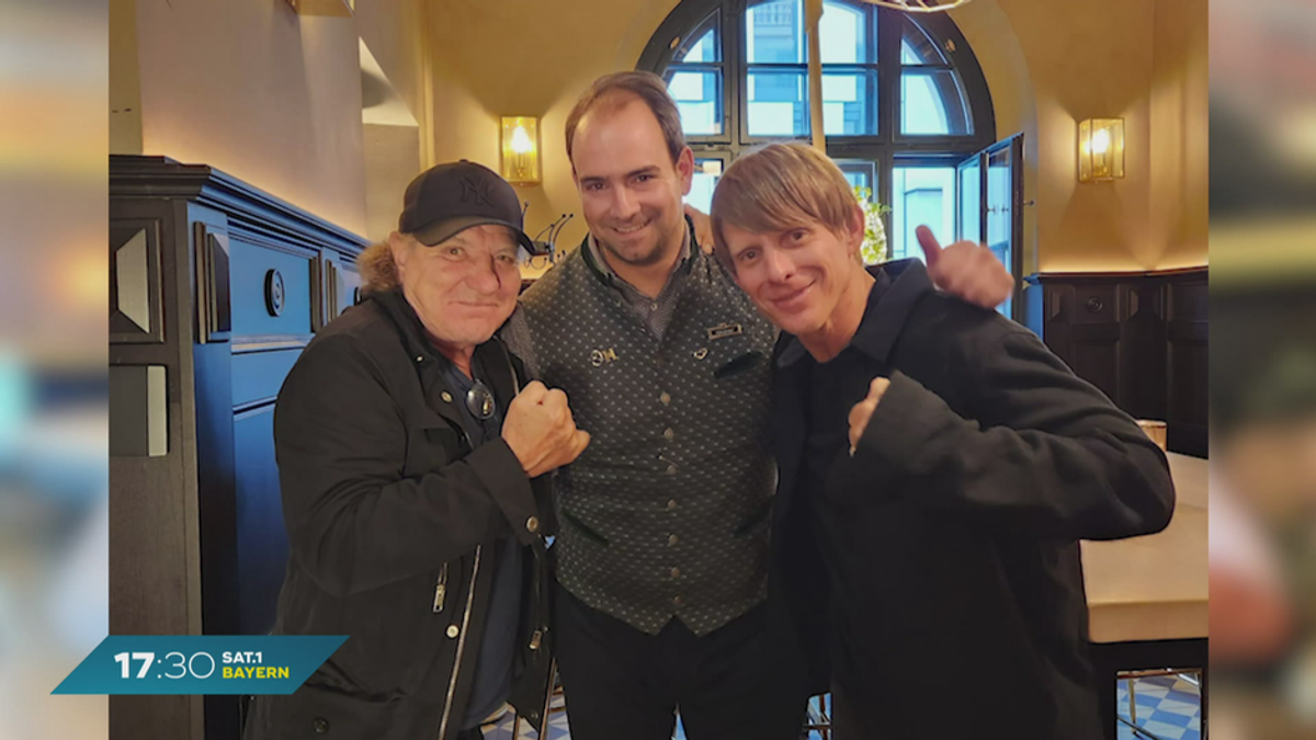 Stars auf Suche nach Bayern-Gefühl: AC/DC und Ed Sheeran im Wirtshaus Haxengrill