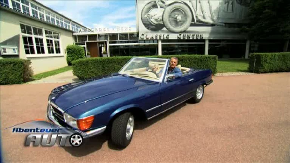 Der erste Ausritt mit dem Mercedes 350 SL