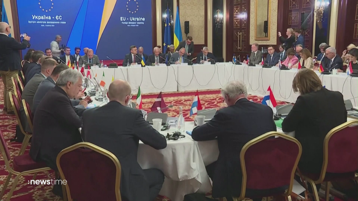 Historisches Treffen: EU-Außenminister kommen in Kiew zusammen