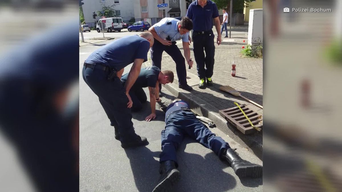 Dramatische Tierrettung: Polizei muss Küken mit Staubsauger retten