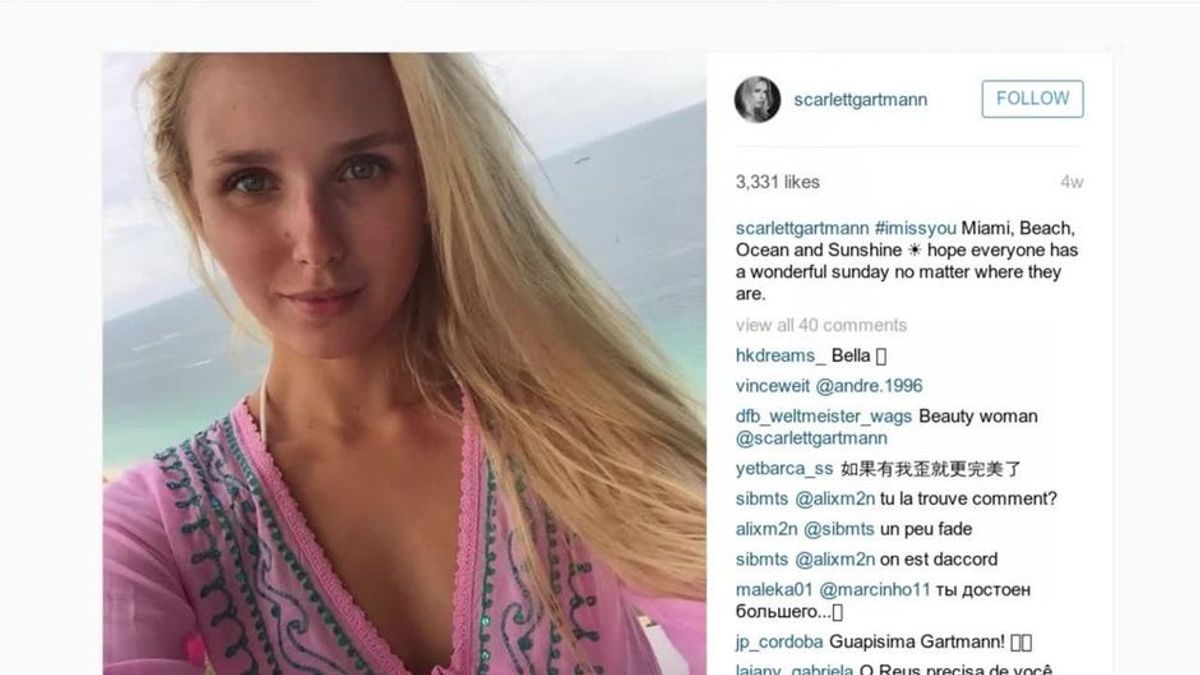 Playboy-Umfrage: Marco Reus’ Freundin Scarlett Gartmann ist die schönste Spielerfrau der EM