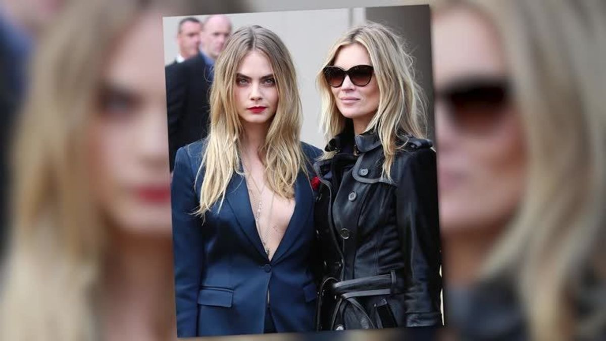 Cara Delevingne zeigt viel nackte Haut auf der London Fashion Week