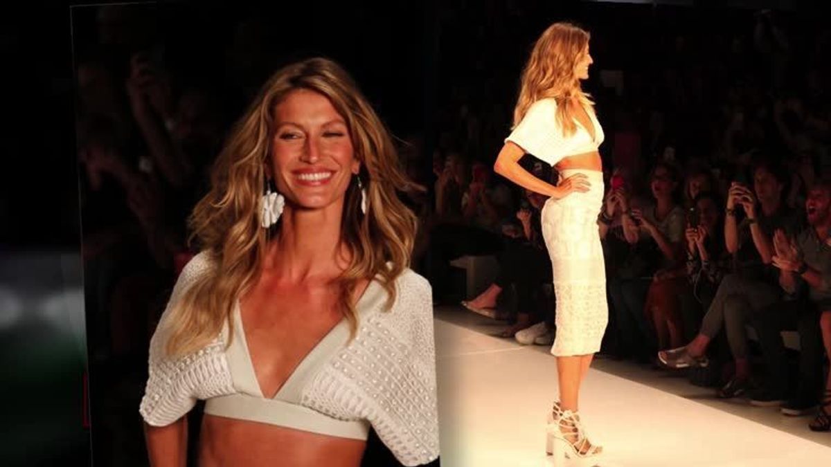 Gisele Bündchen sorgt für Glamour auf der São Paulo Fashion Week