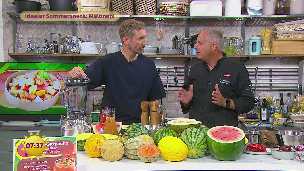 Idealer Sommersnack: Melonen!