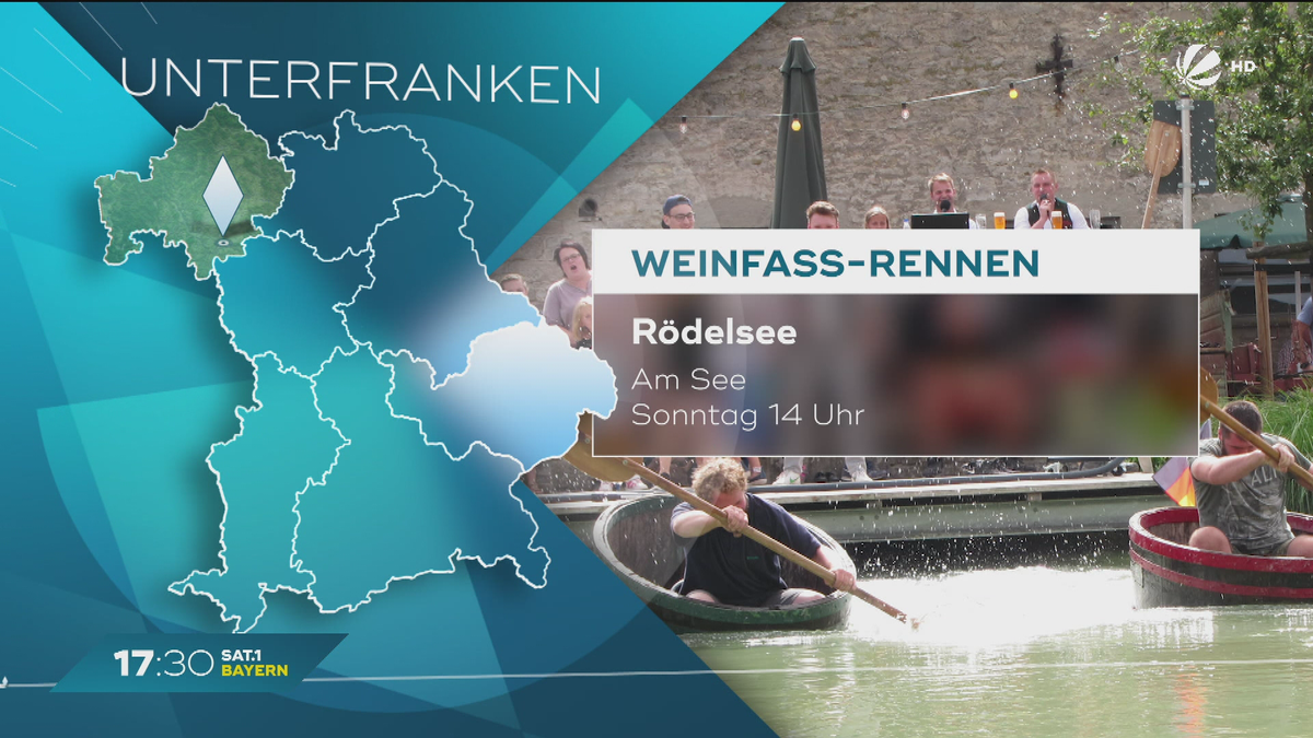 Mein Bayern erleben - Freizeittipps: „Weinfass-Rennen“ bis Trachtenmarkt