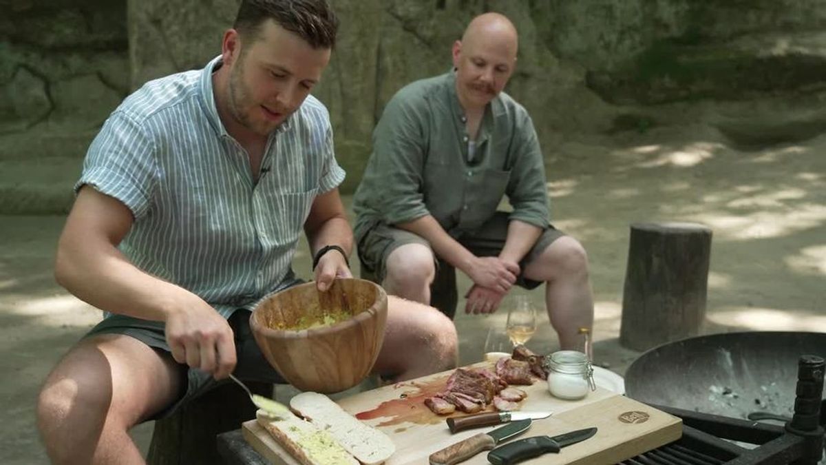 Grill Club - Folge 6 - Dry Aged Steak im Baguette mit Remouladensauce 