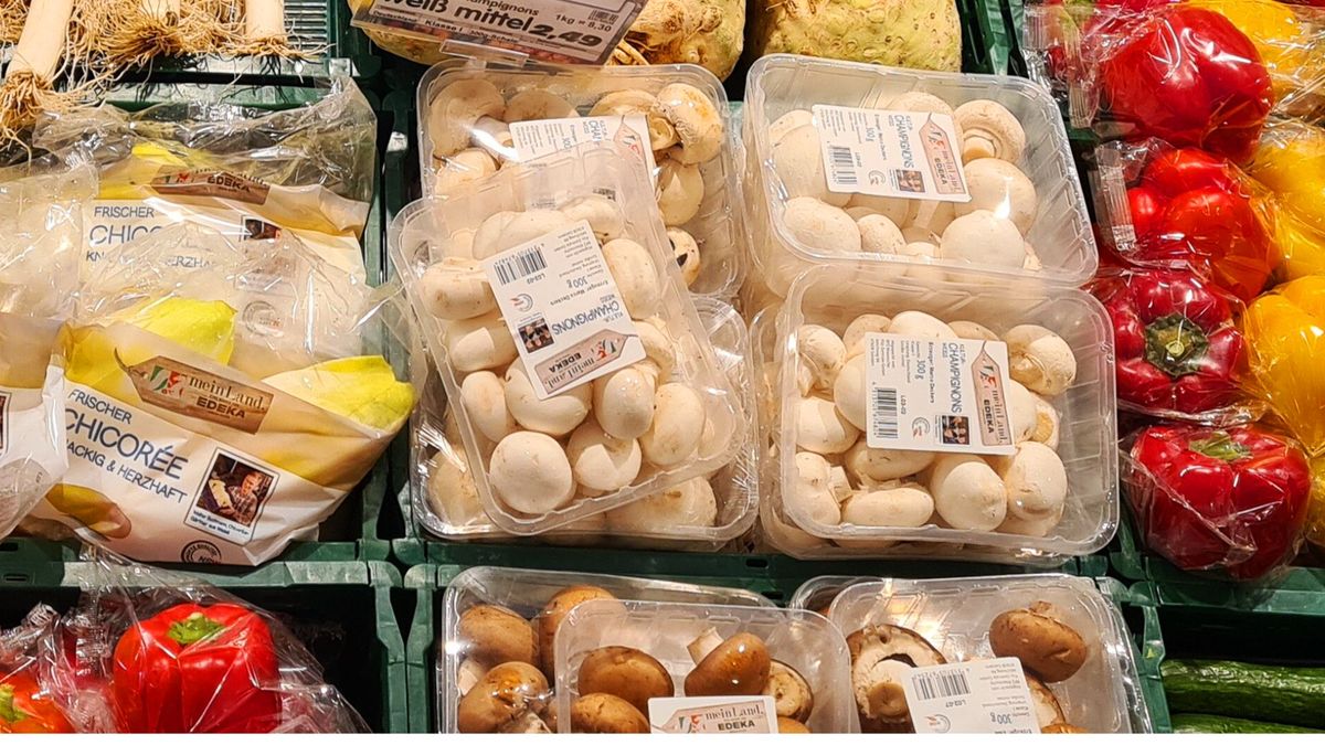Zu viel Plastikverpackungen in Supermärkten